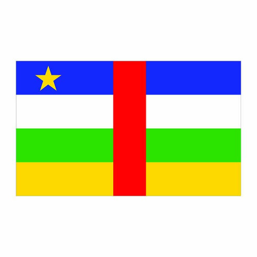 Central African Republic Flag Cardboard Cutout