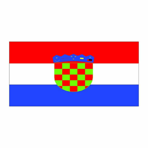 Croatia Flag Cardboard Cutout
