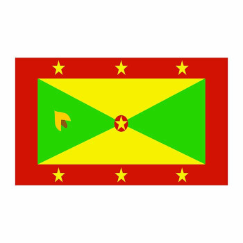Grenada Flag Cardboard Cutout - $0.00