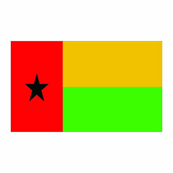 Guinea-Bissau Flag Cardboard Cutout -$0.00
