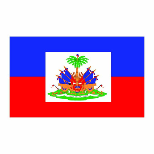 Life Size Haiti Flag Cardboard Cutout 53 99