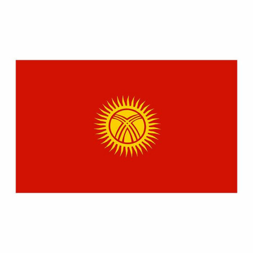 Kyrgyzstan Flag Cardboard Cutout
