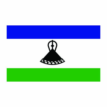 Lesotho Flag Cardboard Cutout - $0.00