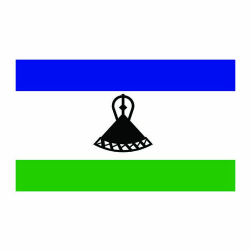 Lesotho Flag Cardboard Cutout