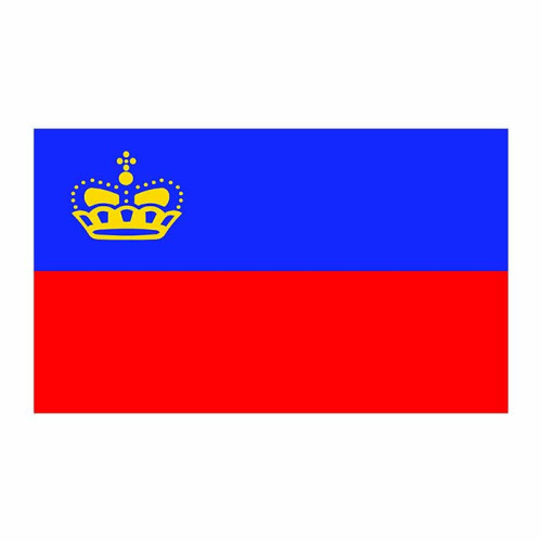 Liechtenstein Flag Cardboard Cutout