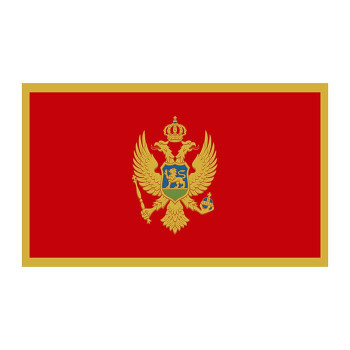 Montenegro Flag Cardboard Cutout -$0.00