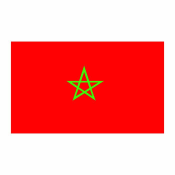 Morocco Flag Cardboard Cutout - $0.00