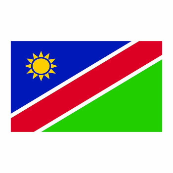 Namibia Flag Cardboard Cutout - $0.00