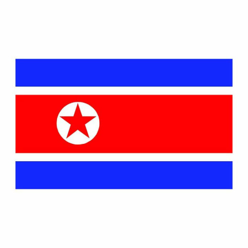 North Korea Flag Cardboard Cutout