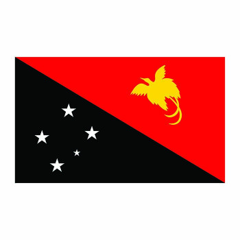 Papua new Guinea Flag Cardboard Cutout - $0.00