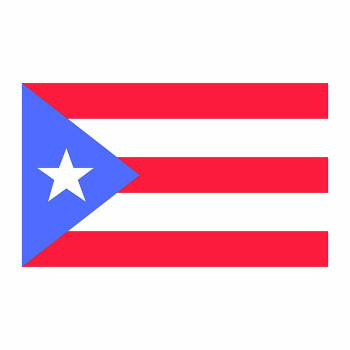 Puerto Rico Flag Cardboard Cutout -$0.00