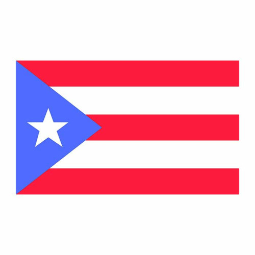 Puerto Rico Flag Cardboard Cutout