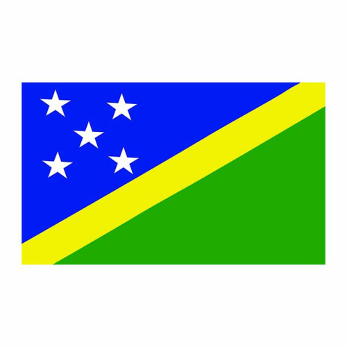 Solomon Islands Flag Cardboard Cutout