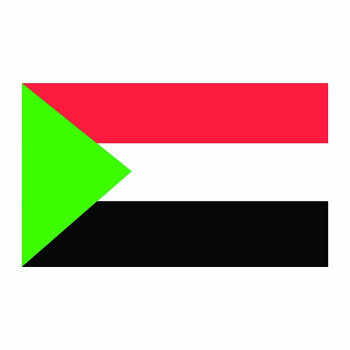 Sudan Flag Cardboard Cutout - $0.00