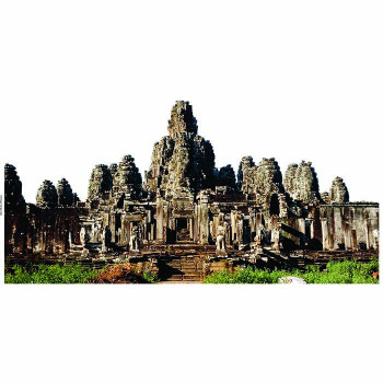 Angkor Thom Bayon Temple Cardboard Cutout -$0.00
