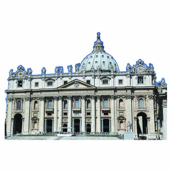 St Peters Basilica Cardboard Cutout -$0.00
