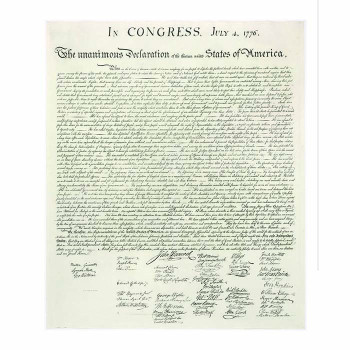 Declaration of Independence Cardboard Cutout -$0.00