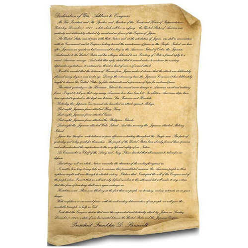 Declaration of War Cardboard Cutout