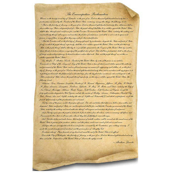 Emancipation Proclamation Cardboard Cutout -$0.00