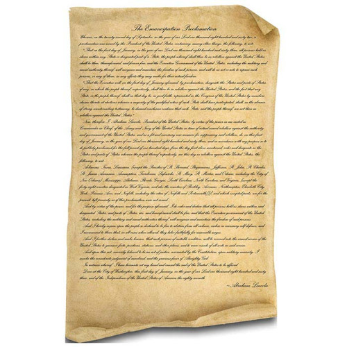 Emancipation Proclamation Cardboard Cutout