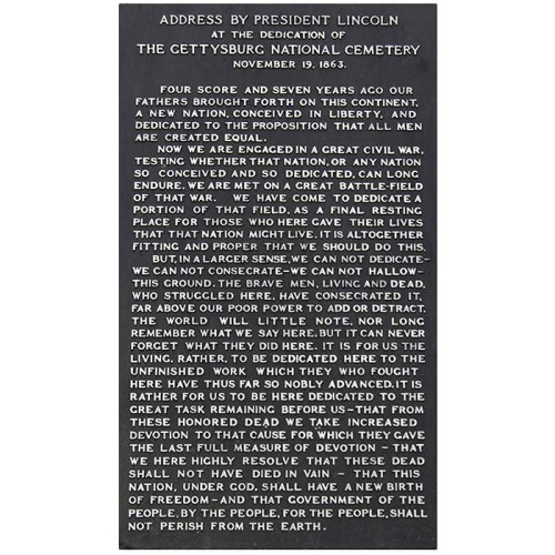 Gettysburg Address Cardboard Cutout