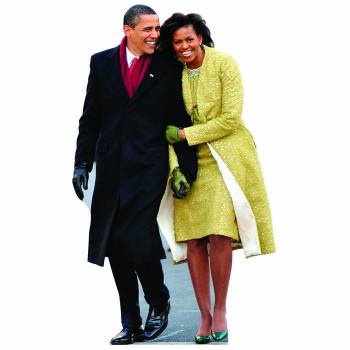 Michelle and Barack Obama Cardboard Cutout - $0.00