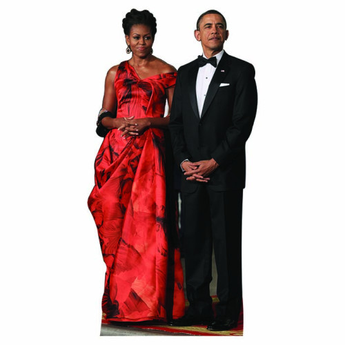Michelle and Barack Obama Cardboard Cutout
