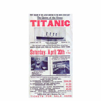 RMS Titanic Cardboard Cutout -$0.00
