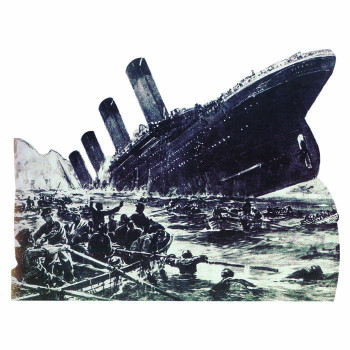 RMS Titanic Sinking Cardboard Cutout - $0.00