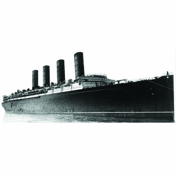 RMS Lusitania Cardboard Cutout