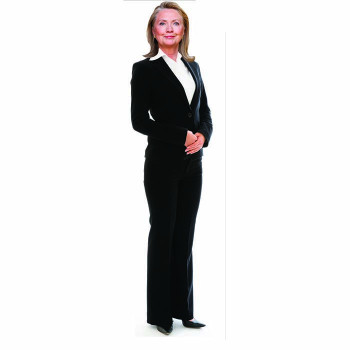 Hillary Clinton Cardboard Cutout -$0.00