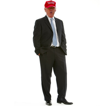 Donald Trump Red Hat Cardboard Cutout