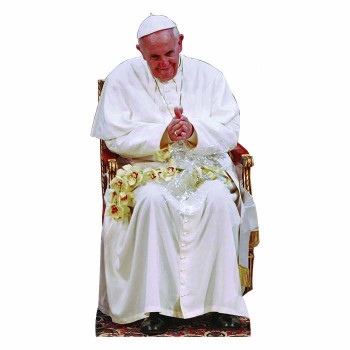 Pope Francis Sitting Cardboard Cutout -$0.00