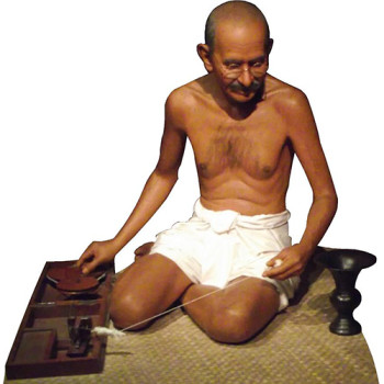 Gandhi Sitting Cardboard Cutout