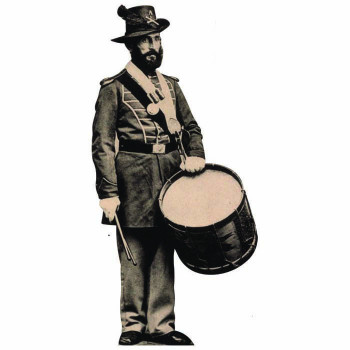 Confederate Drummer Cardboard Cutout -$0.00