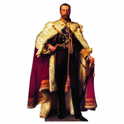 King George V Cardboard Cutout