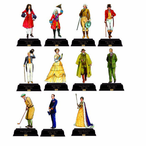 British Kings and Queens Pack 5 1714-Current Cardboard Cutout