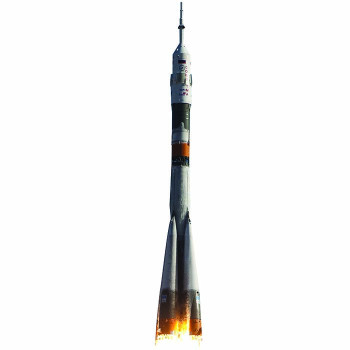 Soyuz Rocket Cardboard Cutout