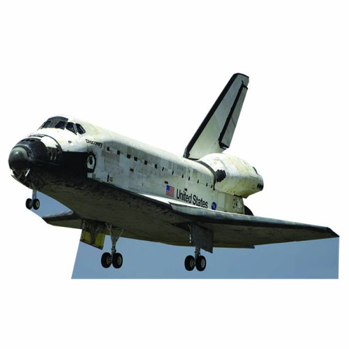 Life Size Space Shuttle Discovery Cardboard Cutout $53.99