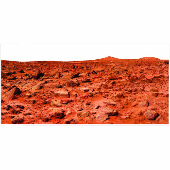 Mars Twin Peaks Space Curiosity Cardboard Cutout - $0.00
