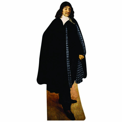 Rene Descartes Cardboard Cutout