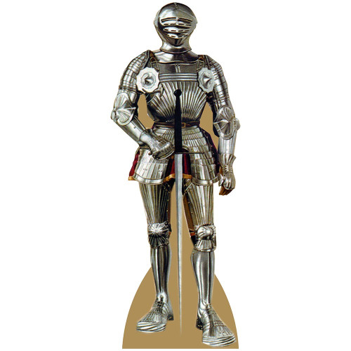 Knight In Shining Armor Cardboard Cutout