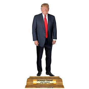 5 Donald Trump Pedestal Cardboard Cutout - $0.00