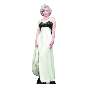 Marilyn Monroe White Gown Cardboard Cutout