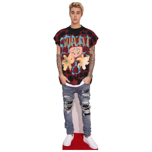 Life Size Justin Bieber Ripped Jeans Cardboard Cutout