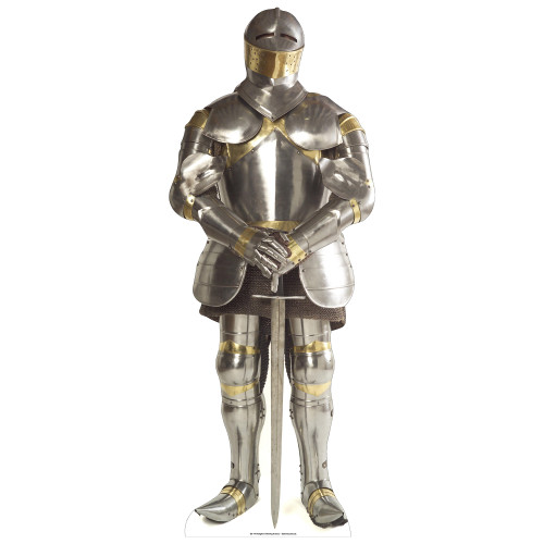 Life Size Knight In Armour Cardboard Cutout