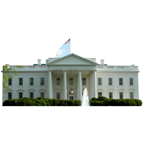 The White House Cardboard Cutout
