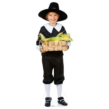 Boy Pilgrim Cardboard Cutout - $48.99