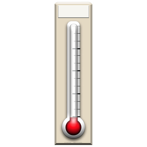 Fundraising Thermometer Cardboard Cutout