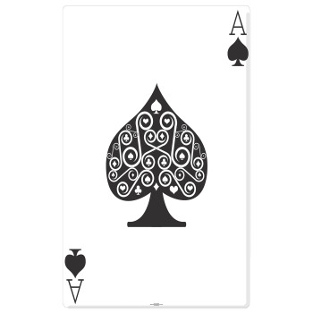 Ace of Spades Cardboard Cutout -$59.99